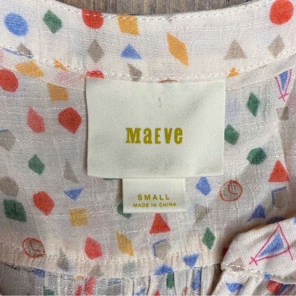 Anthropologie Maeve Paccia Tiered Tunic Small - Picture 3 of 7